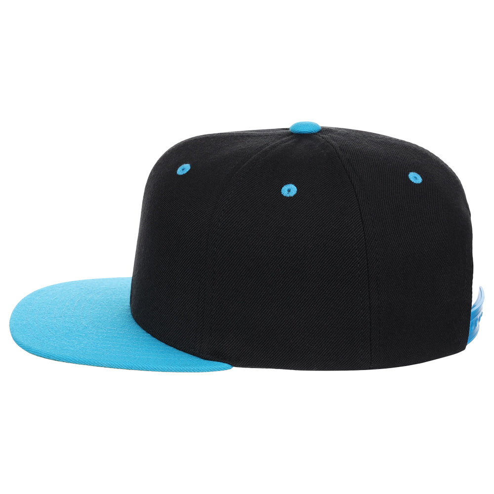 YP Classics Blank Snapback - Black/Teal