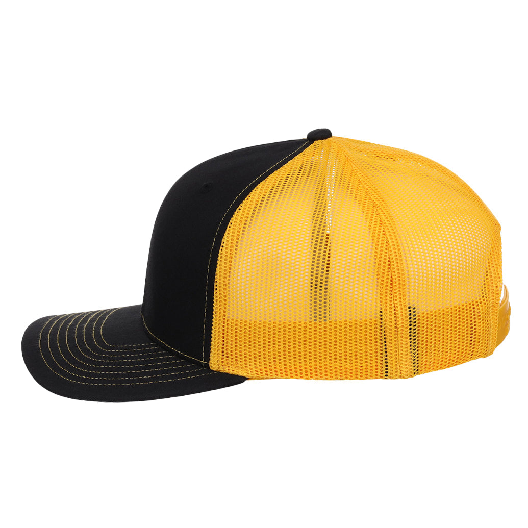 Richardson 112 Trucker - Black/Gold