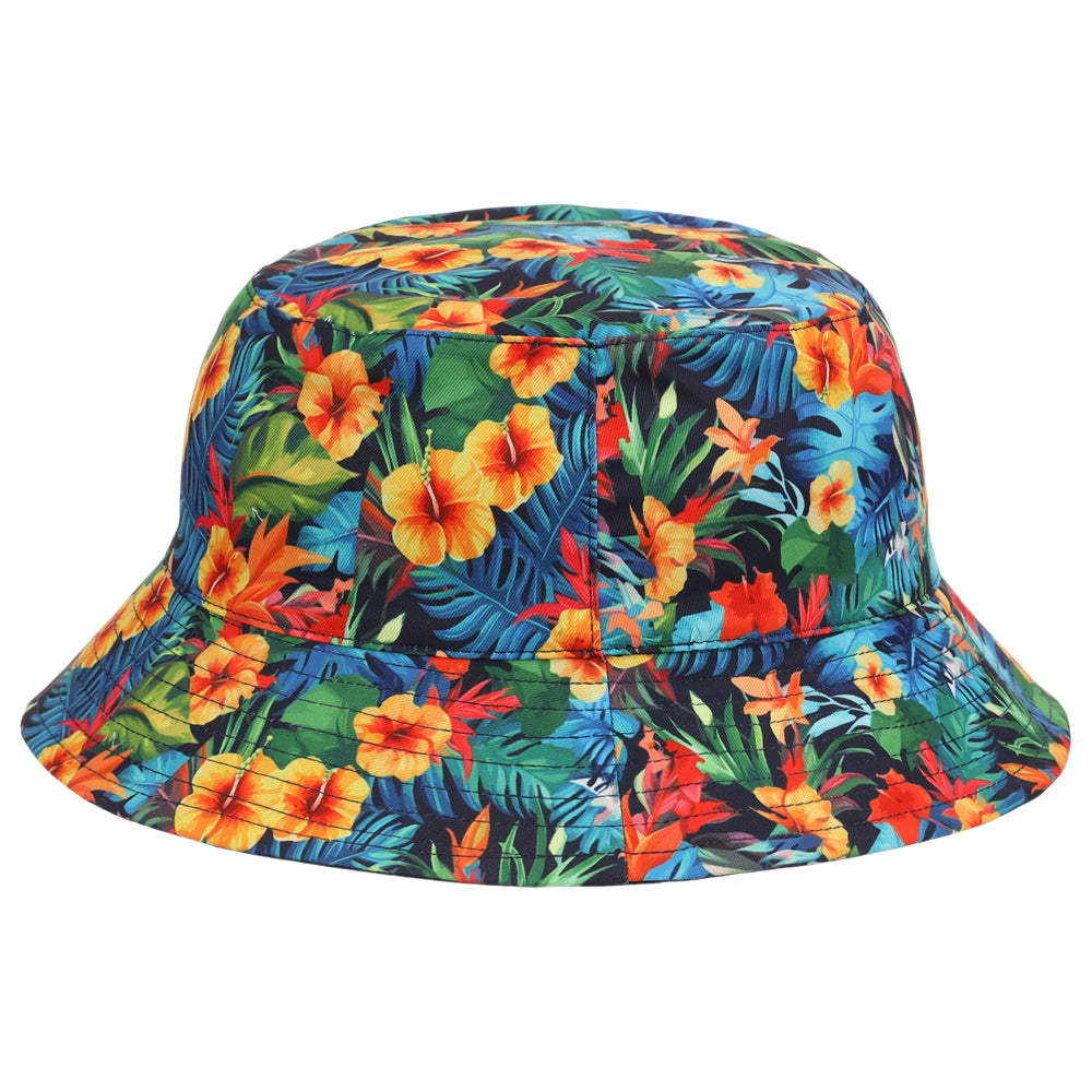 Crowns By Lids Tropical Bucket Hat - Green/Yellow