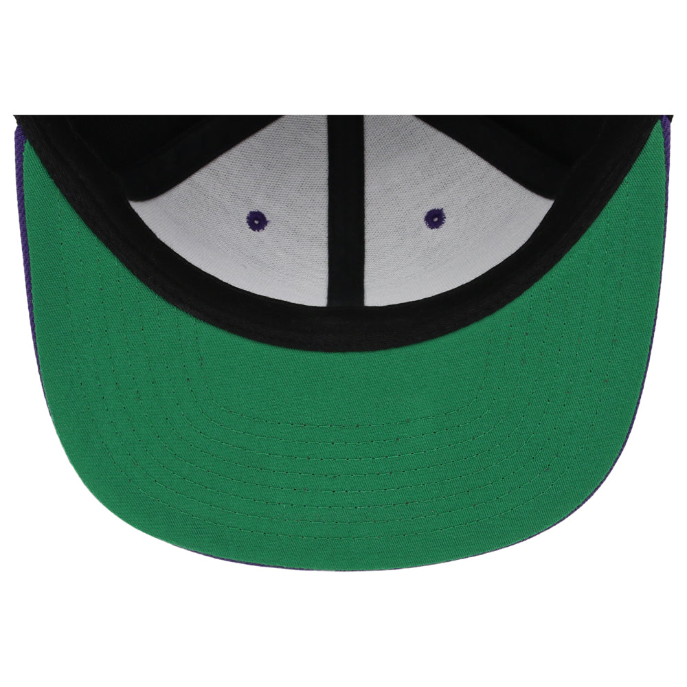 YP Classics Blank Snapback - Black/Purple
