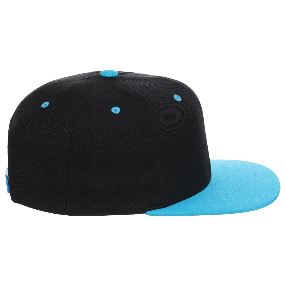 YP Classics Blank Snapback - Black/Teal