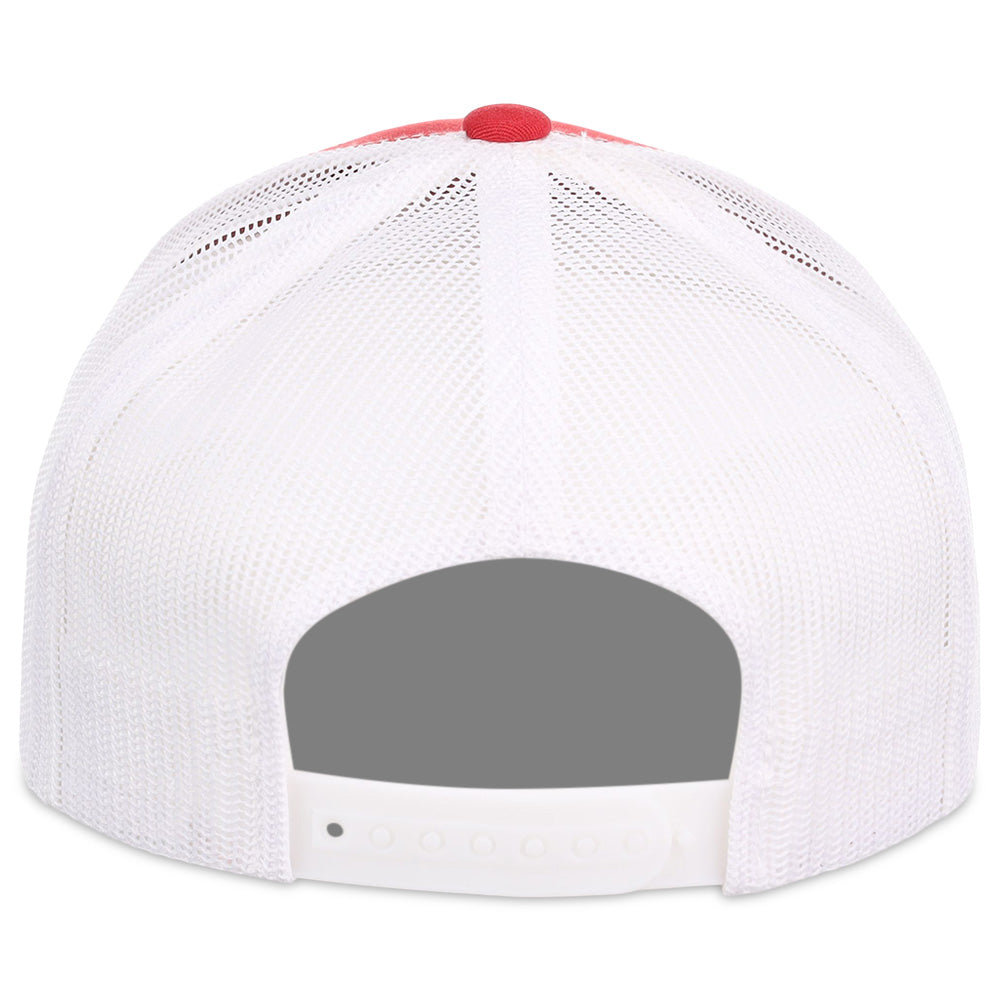 YP Classics Fan Trucker  - Red/White
