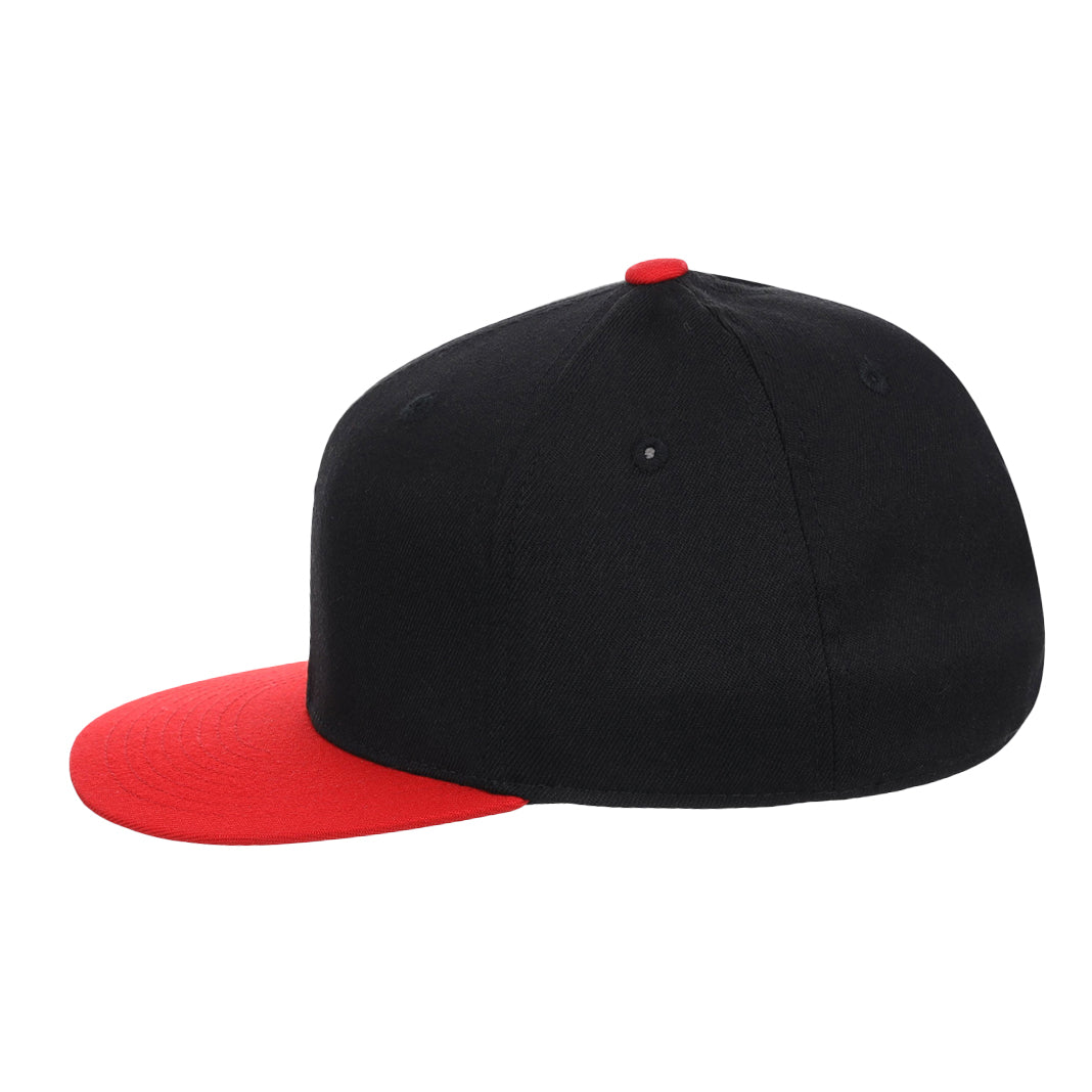 Flexfit JV 210 Youth Home Run - Black/Red