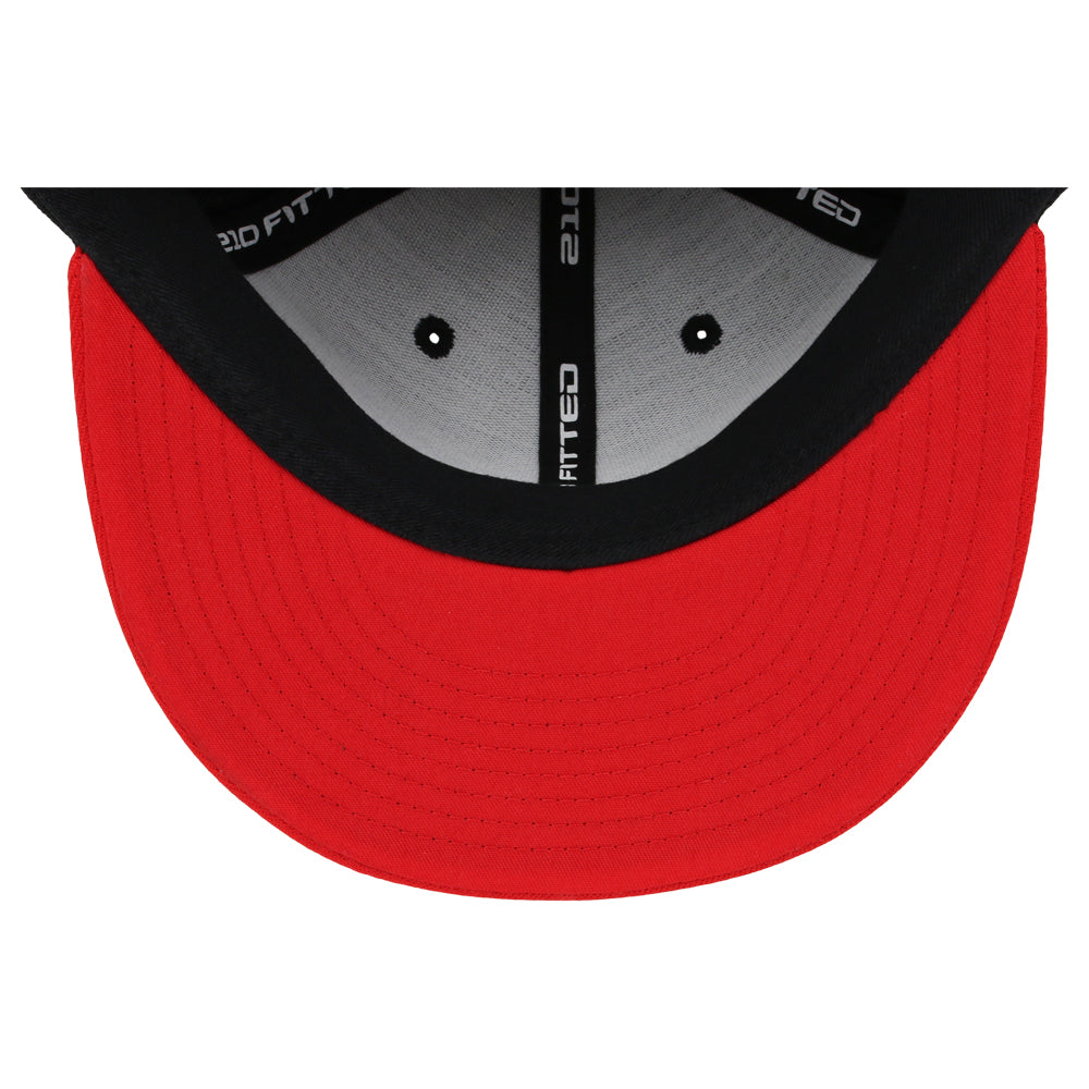 Flexfit JV 210 Youth Home Run - Black/Red