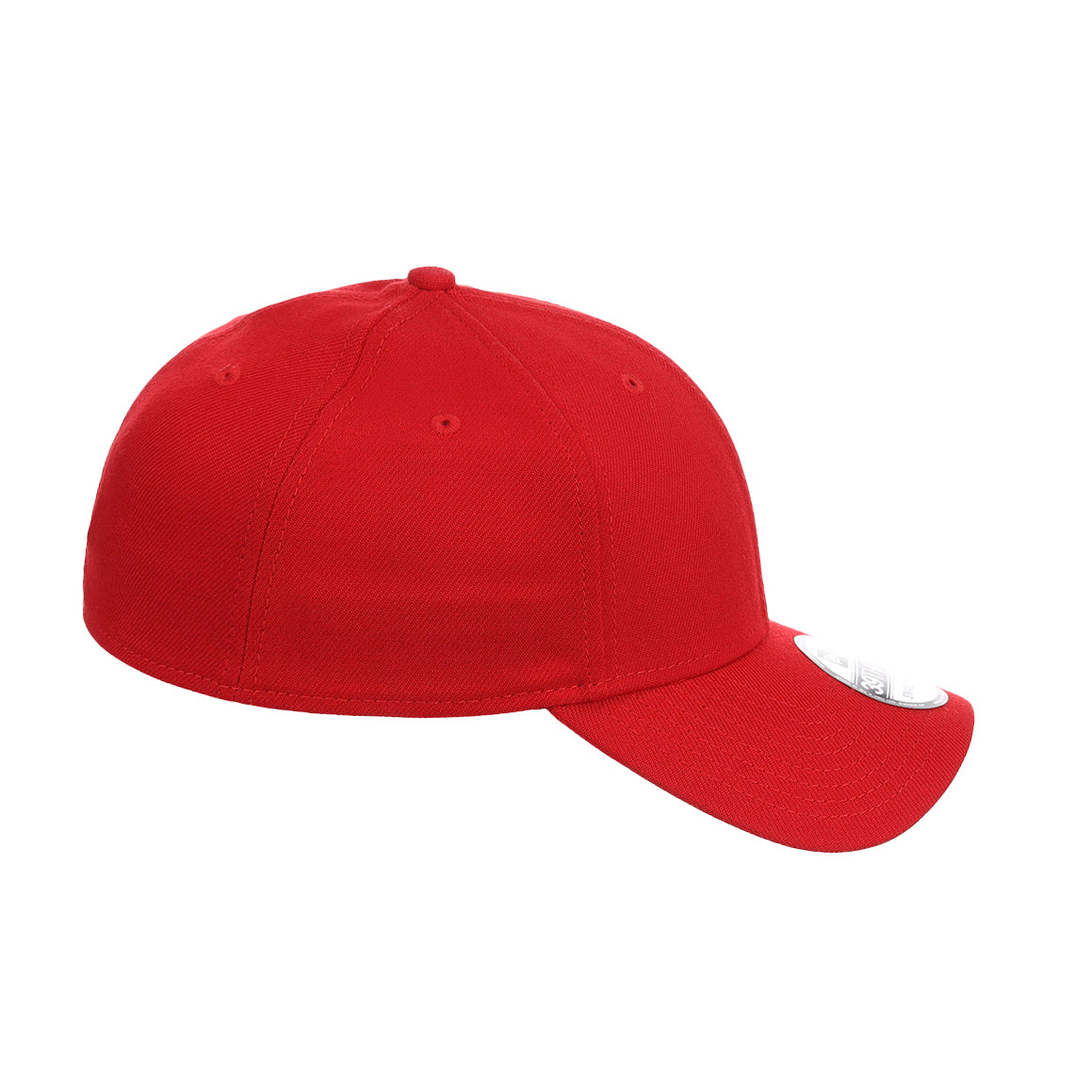 New Era Blank Poly 39THIRTY Cap - Scarlet