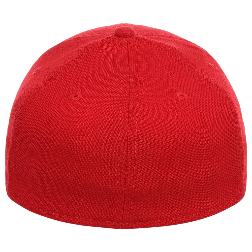 New Era Blank Poly 39THIRTY Cap - Scarlet