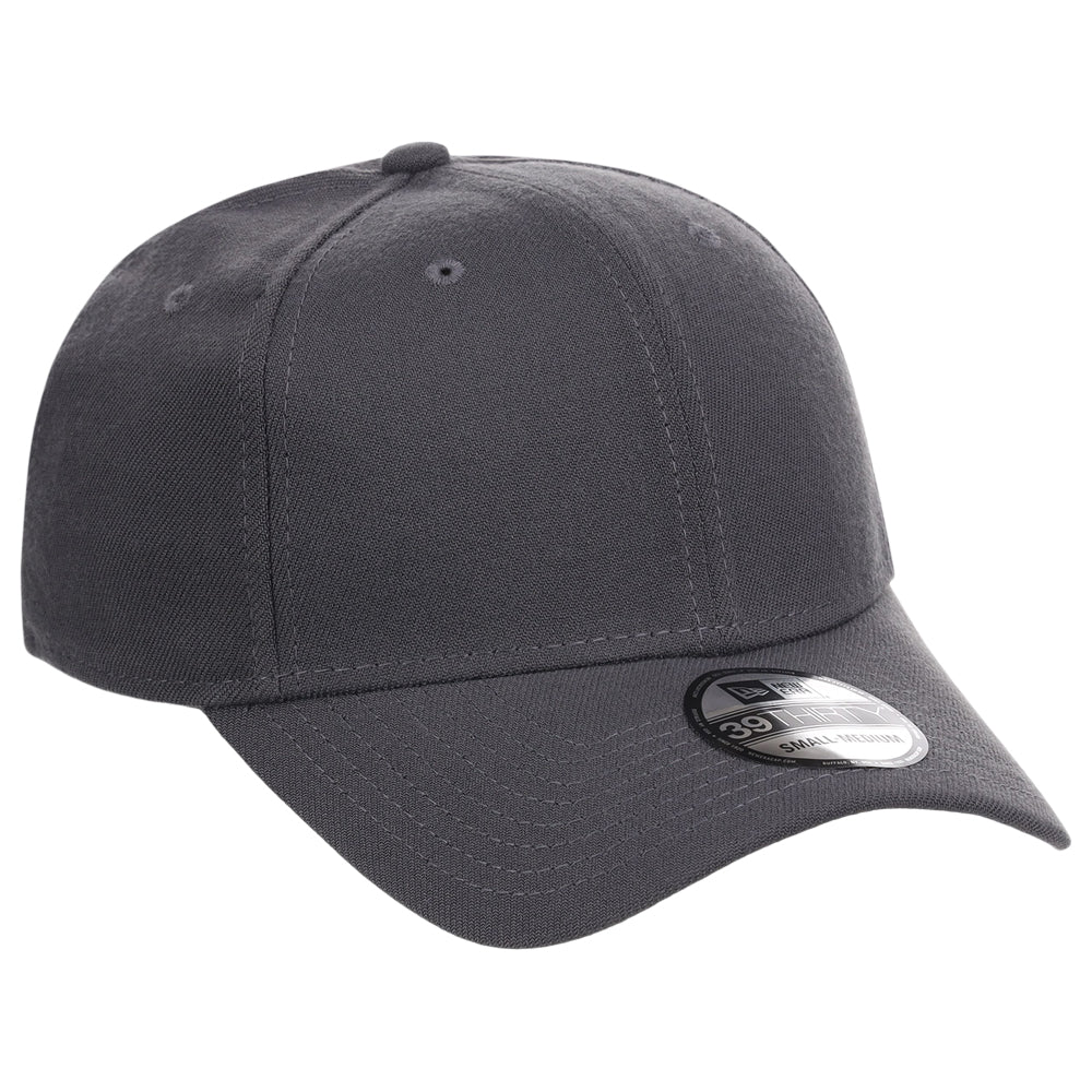 New Era Blank Poly 39THIRTY Cap - Graphite