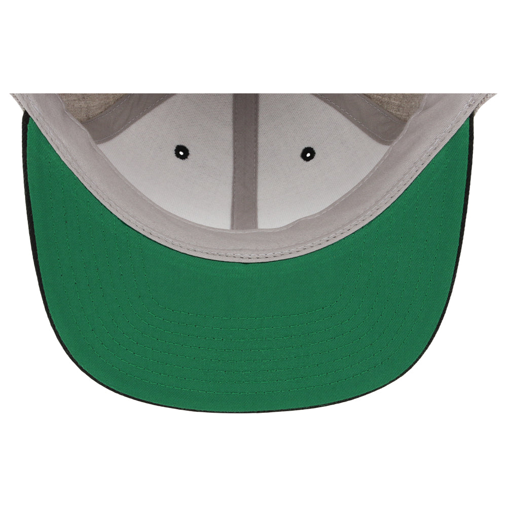 YP Classics Blank Snapback - Heather Grey/Black