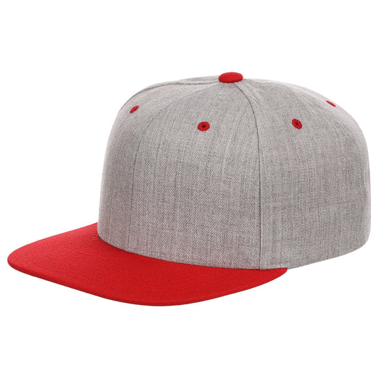 YP Classics Premium Snapback - Grey/Red