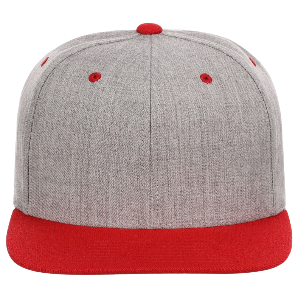 YP Classics Premium Snapback - Grey/Red