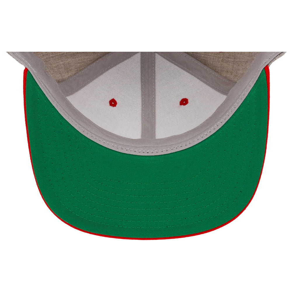YP Classics Premium Snapback - Grey/Red