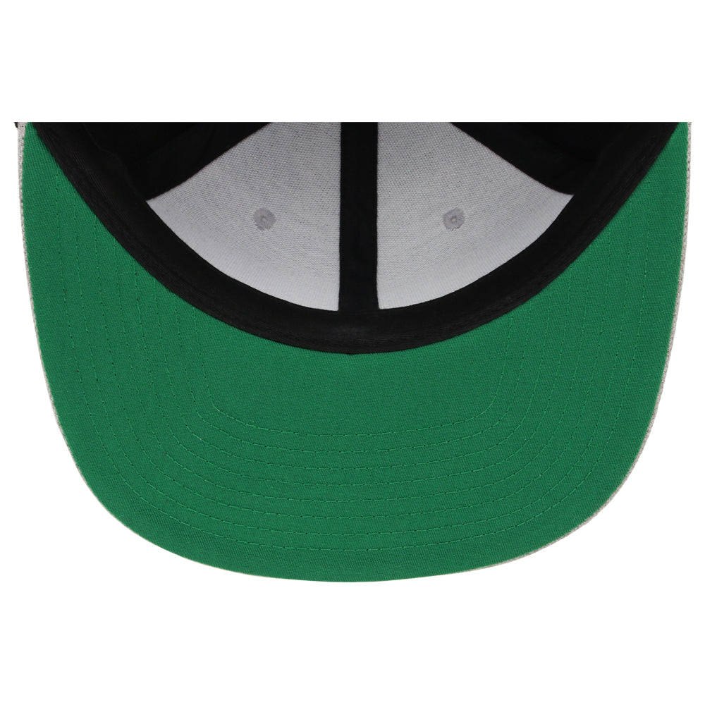 YP Classics Blank Snapback - Black/Heather Grey
