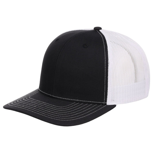 Richardson 112 Trucker - Black/White