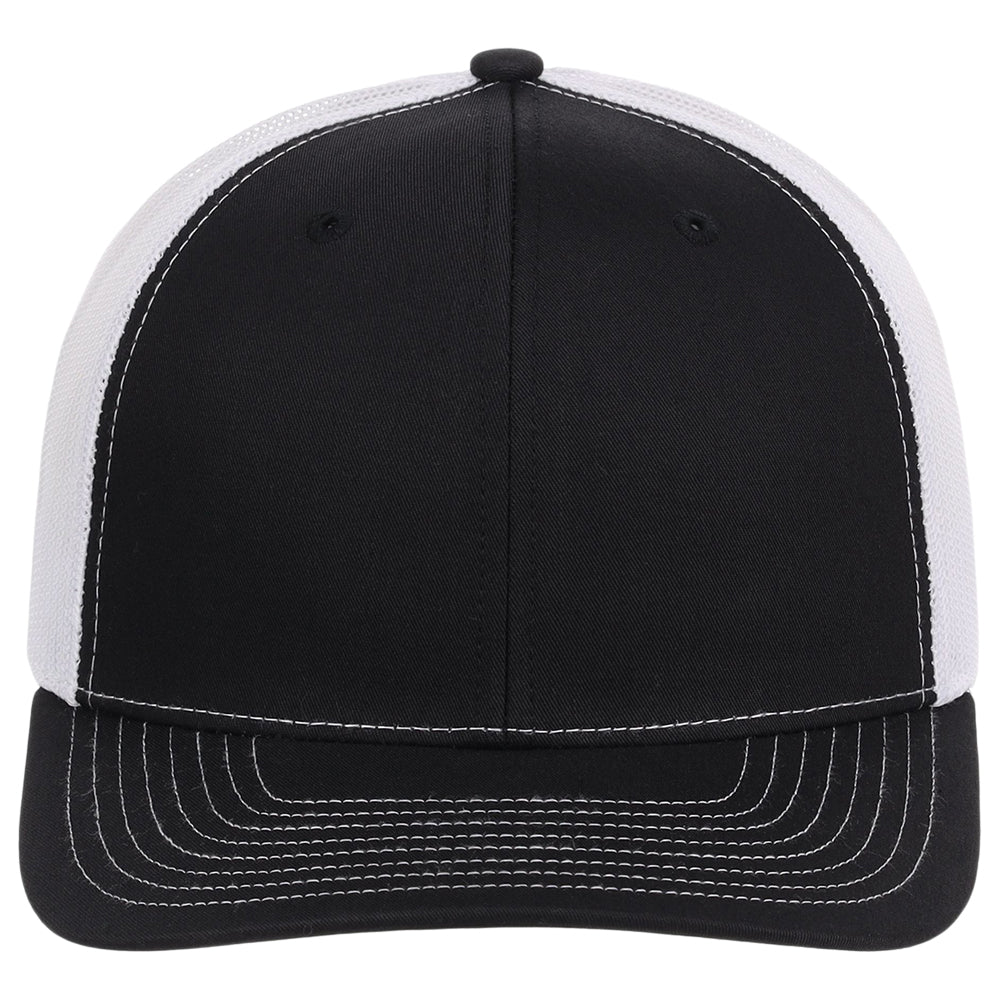 Richardson 112 Trucker - Black/White