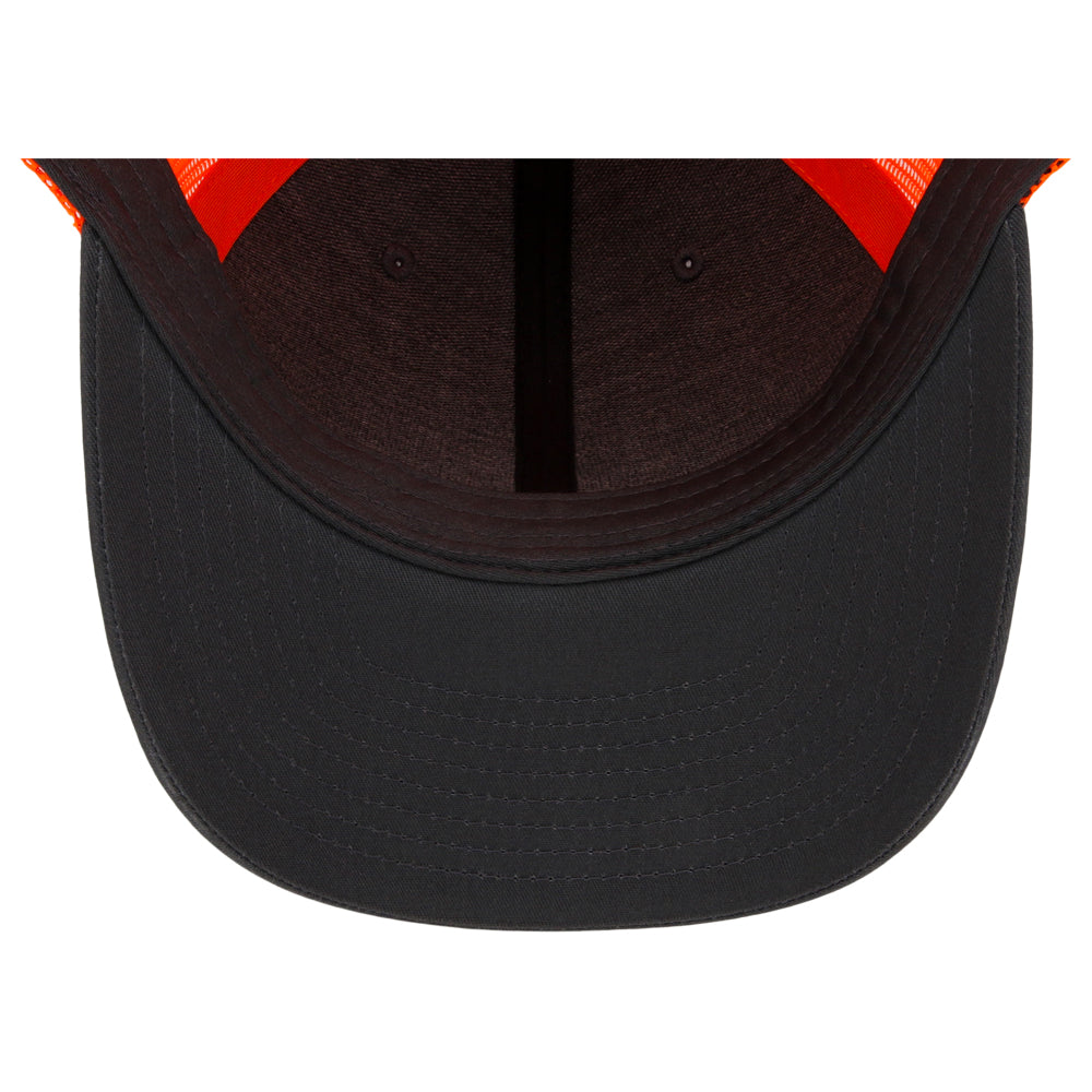 Richardson 112 Trucker Hat - Charcoal/Neon Orange