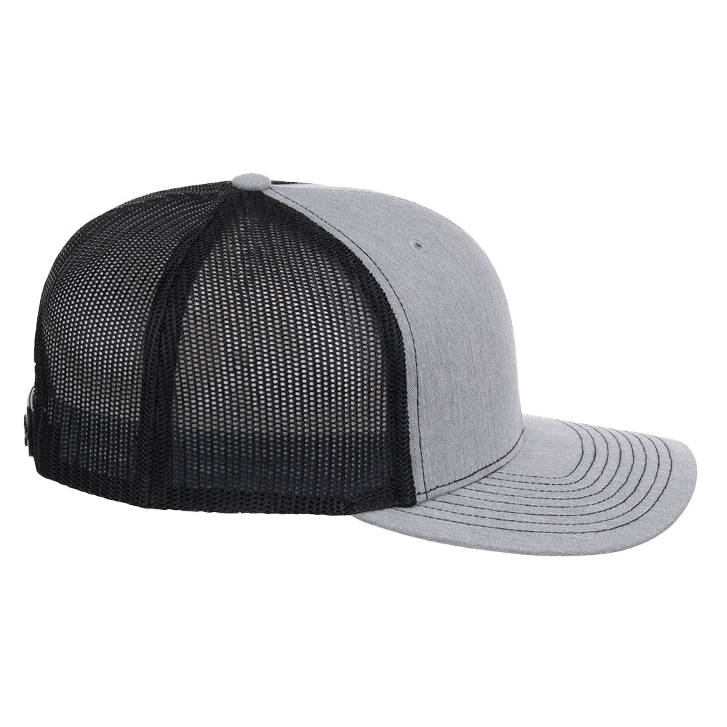 Richardson 112 Trucker - Heather Grey/Black