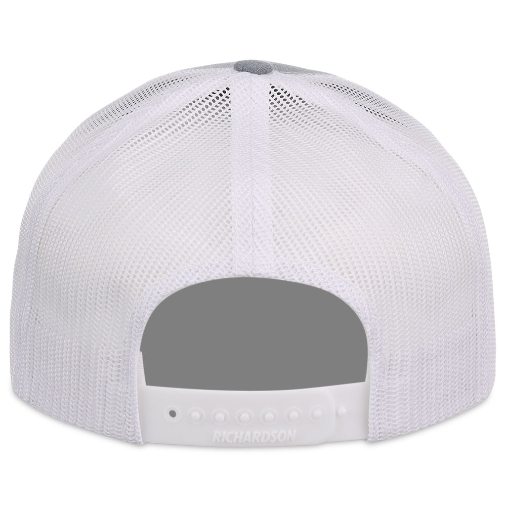 Richardson 112 Trucker - Heather Grey/White
