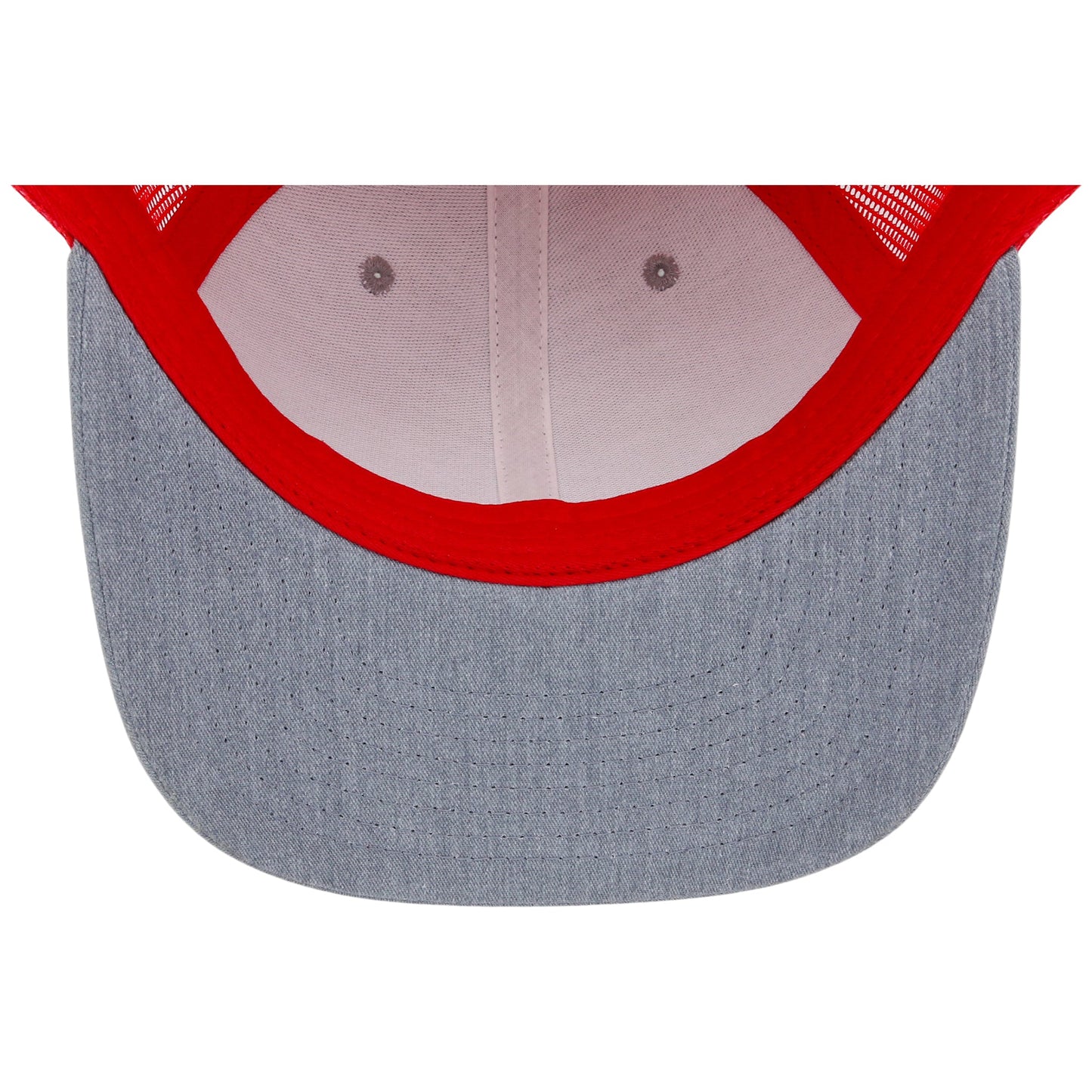 Richardson 112 Trucker - Heather Grey/Red