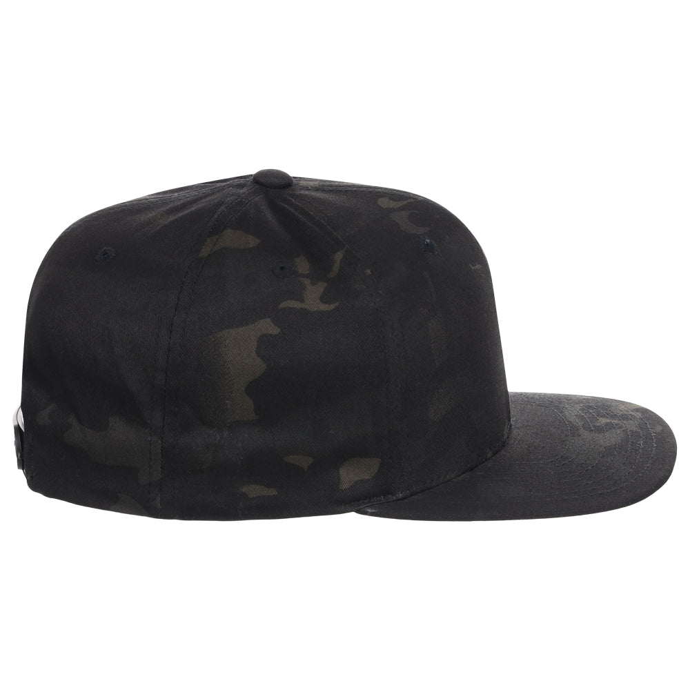 YP Classics Blank Snapback - Black/Mulitcam