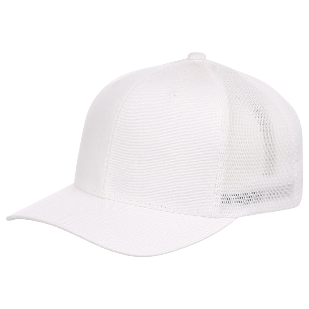 Flexfit Blank 110 Trucker Cap - White