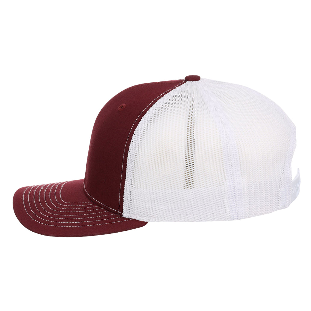 Richardson 112 Trucker - Cardinal Red/White