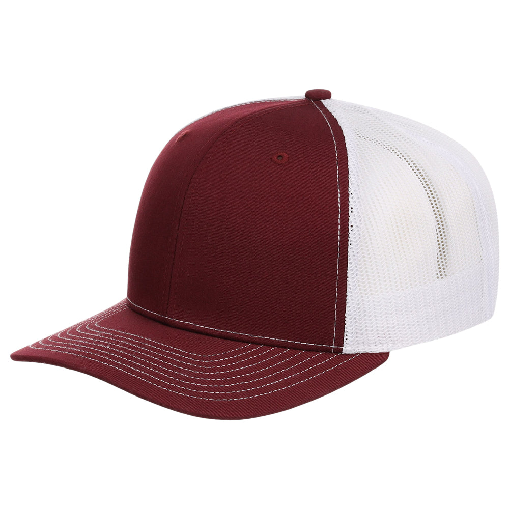 Richardson 112 Trucker - Cardinal Red/White