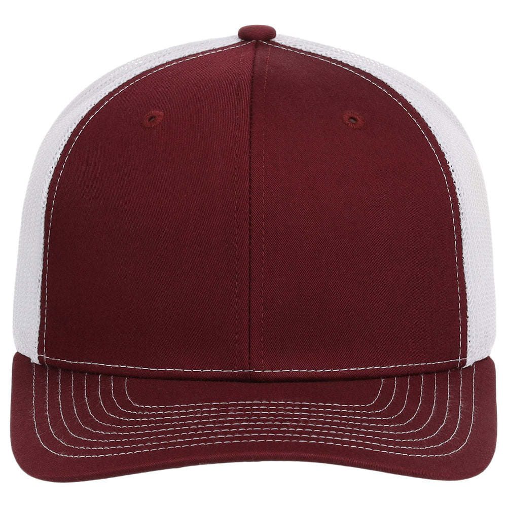 Richardson 112 Trucker - Cardinal Red/White