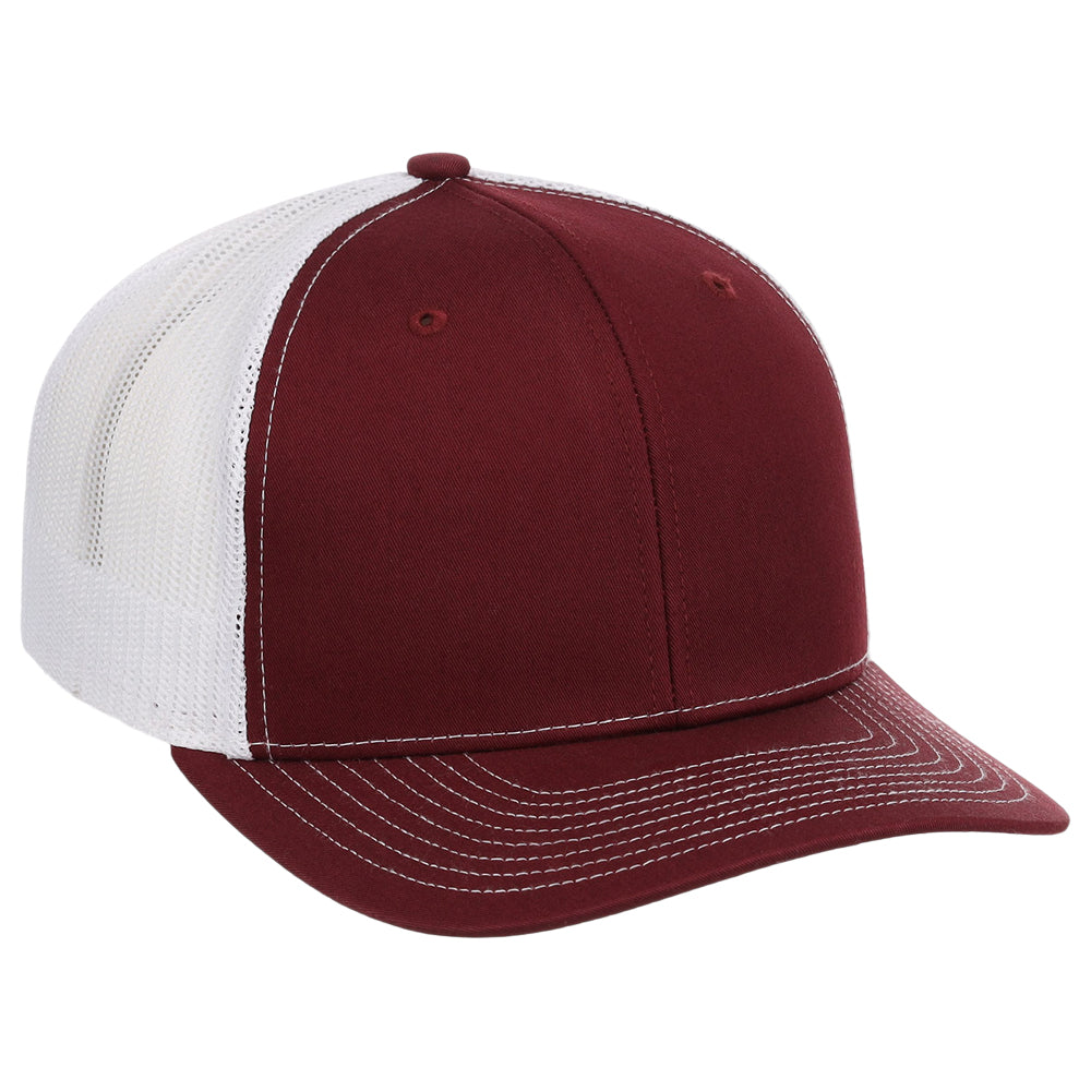 Richardson 112 Trucker - Cardinal Red/White