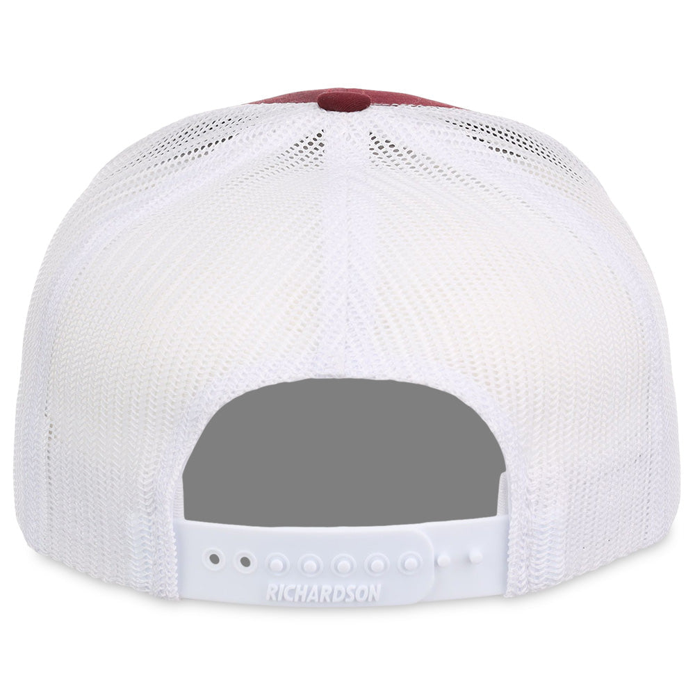 Richardson 112 Trucker - Cardinal Red/White