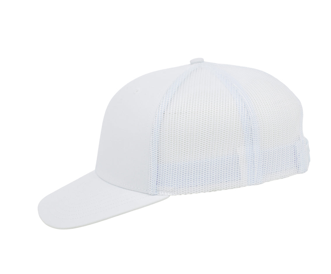 Richardson 112 Trucker - White/White