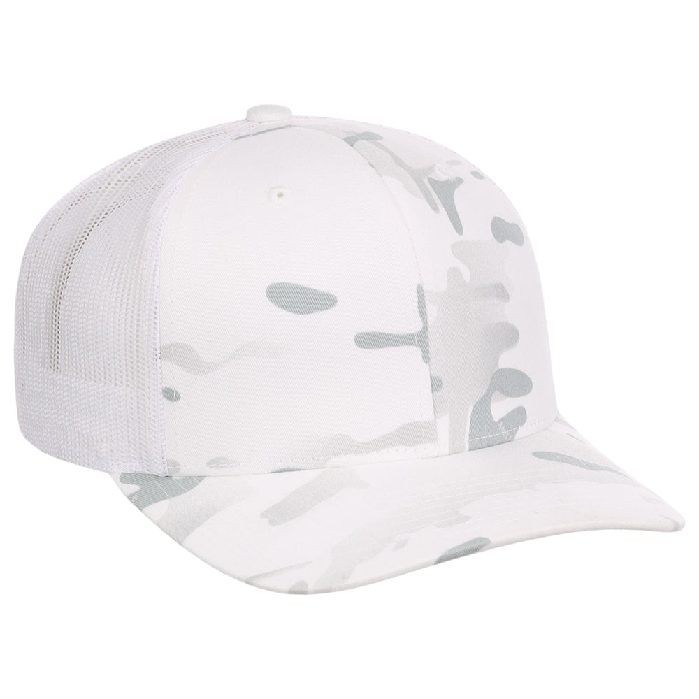 Flexfit Fan Trucker - White/Camo