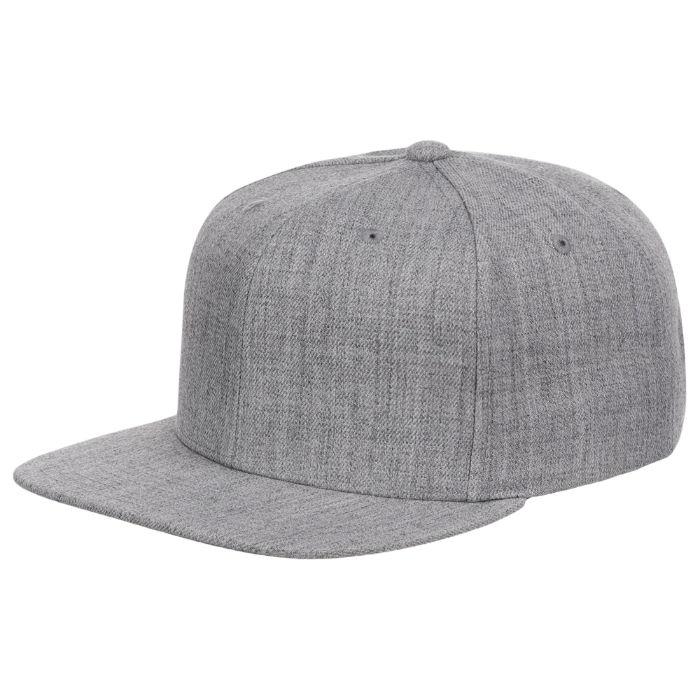 Mitchell & Ness Blank Classic Snapback - Heather Grey