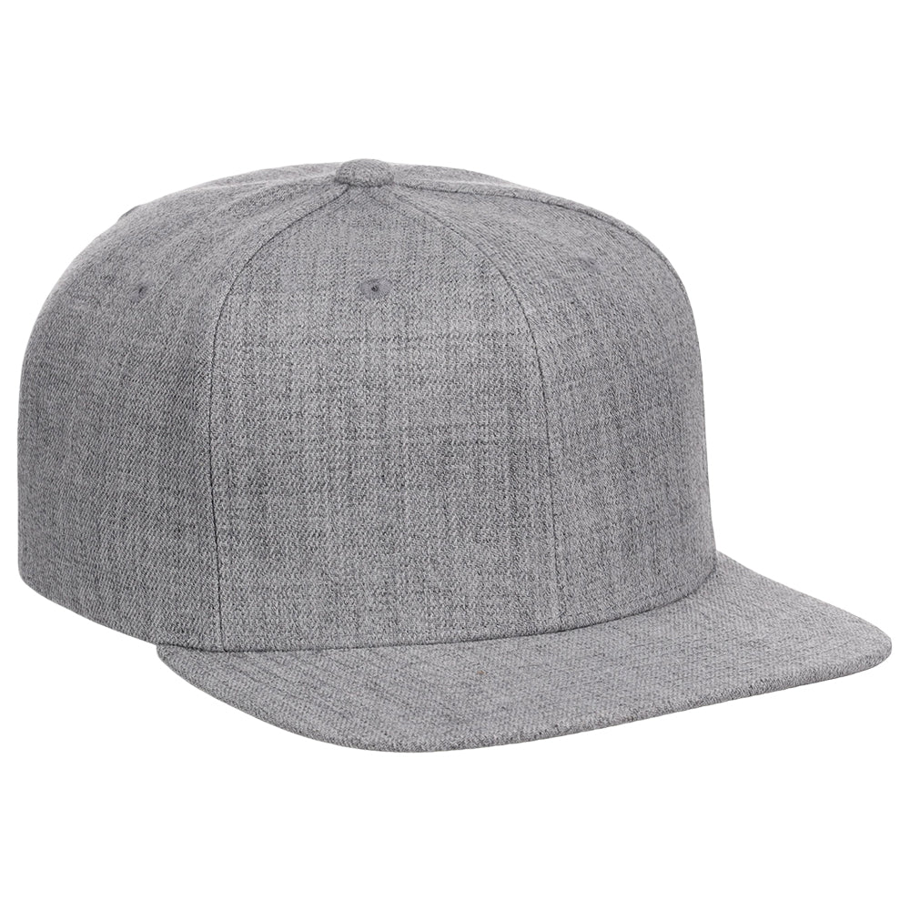 Mitchell & Ness Blank Classic Snapback - Heather Grey