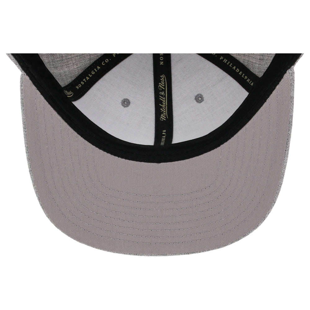 Mitchell & Ness Blank Classic Snapback - Heather Grey