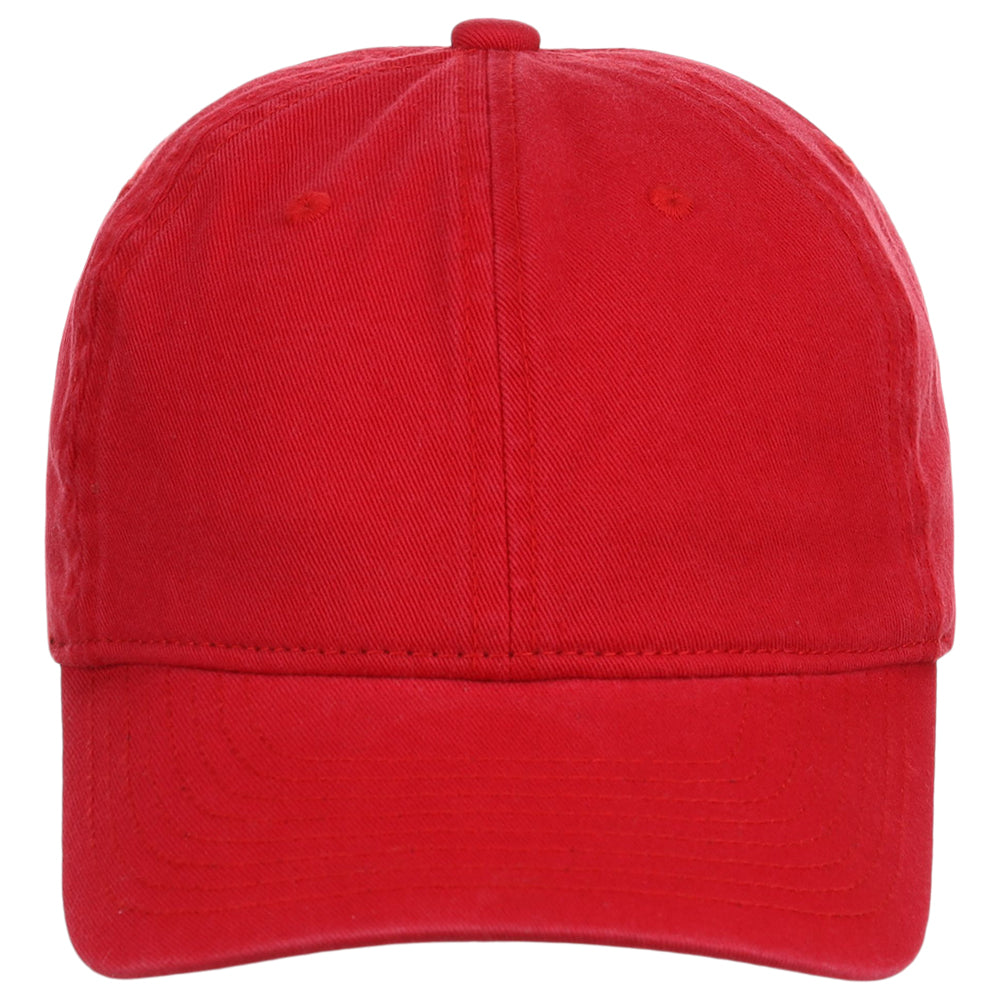 Mitchell & Ness Basic Blank Dad Hat - Red