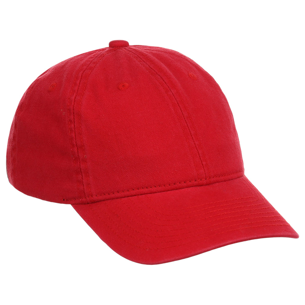 Mitchell & Ness Basic Blank Dad Hat - Red