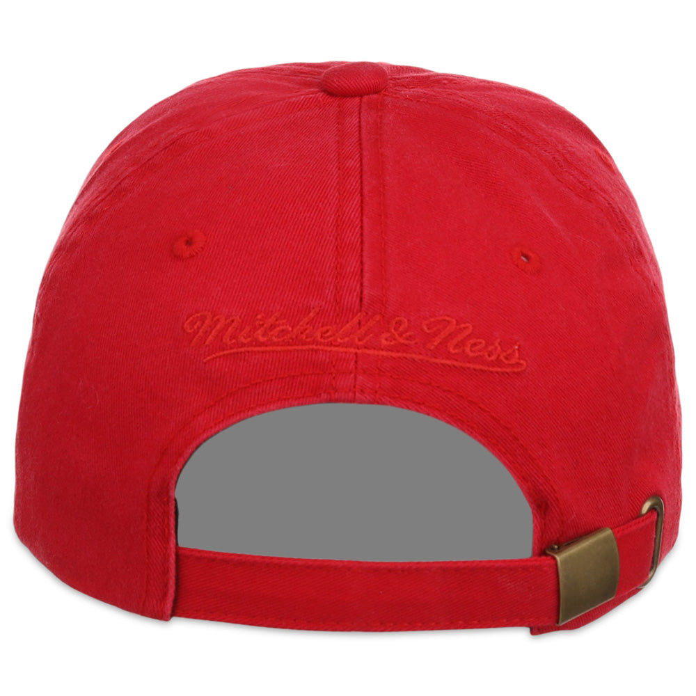 Mitchell & Ness Basic Blank Dad Hat - Red