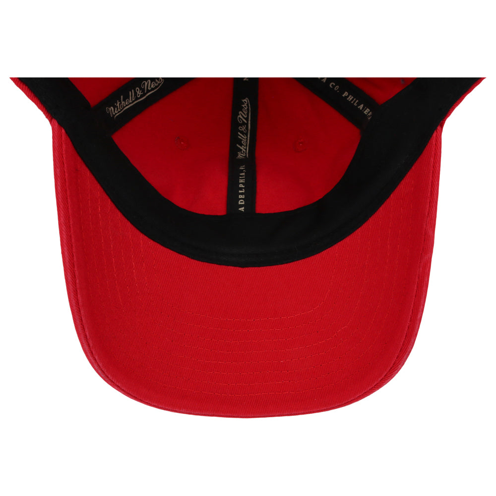 Mitchell & Ness Basic Blank Dad Hat - Red