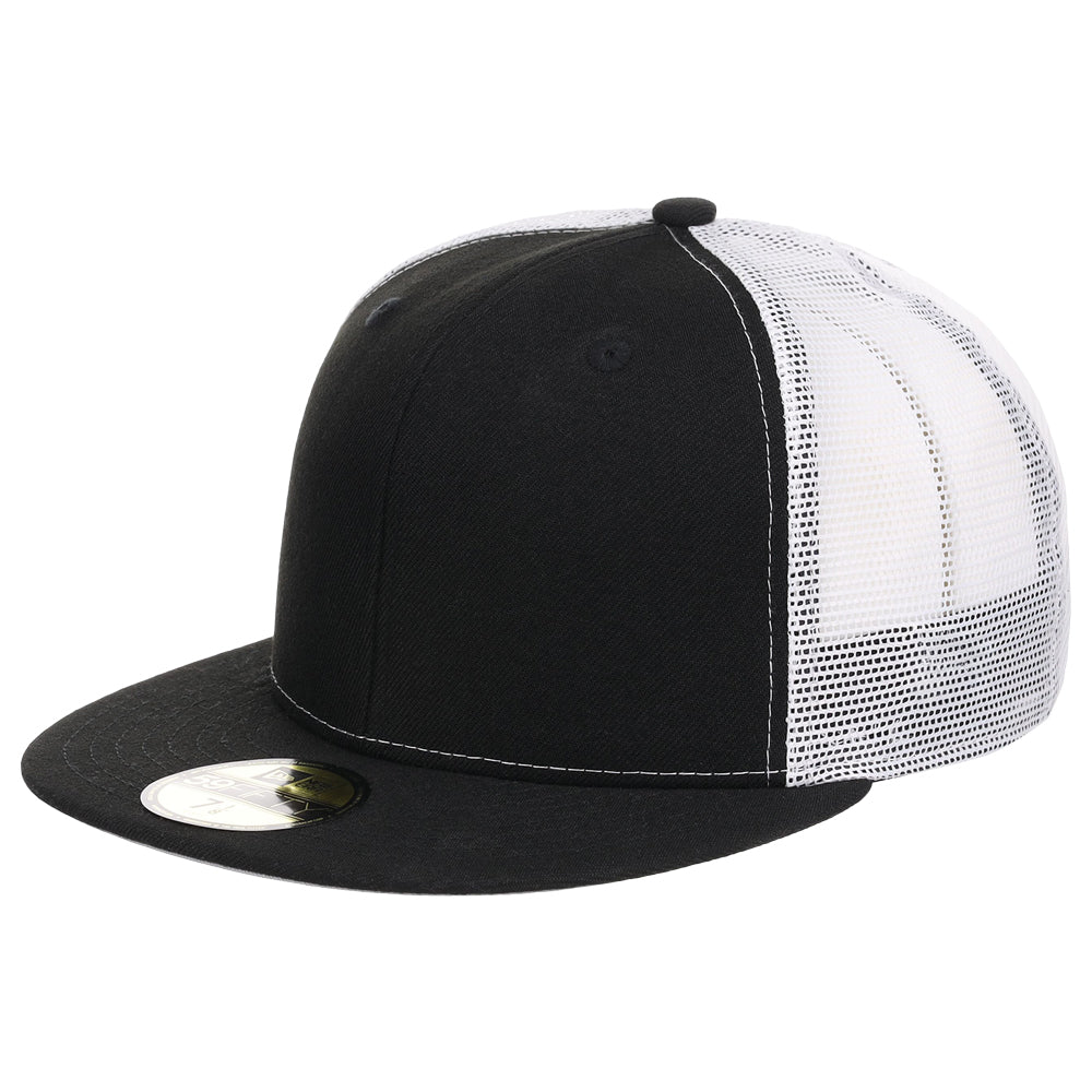 New Era Custom 59FIFTY Trucker - Black/White