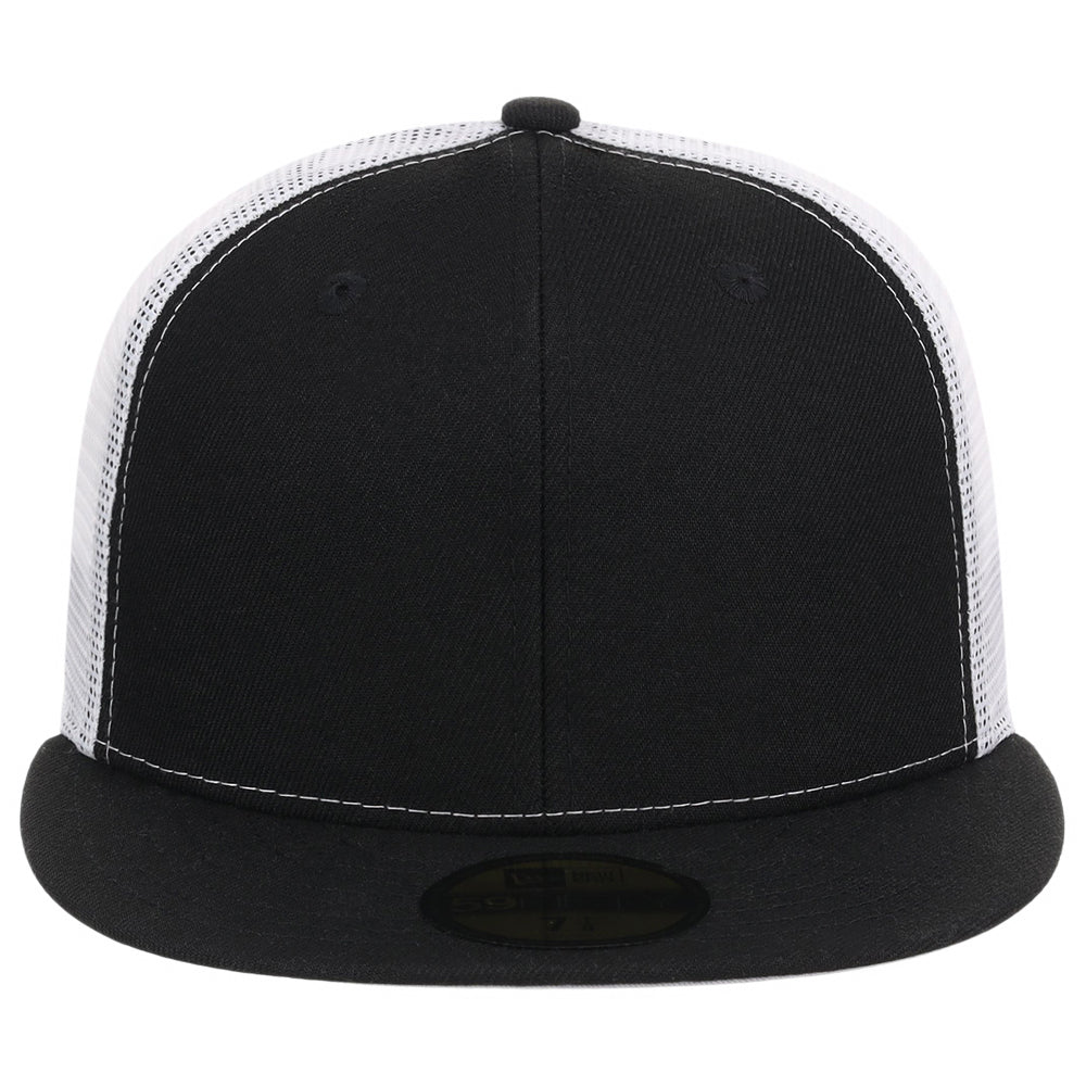 New Era Custom 59FIFTY Trucker - Black/White
