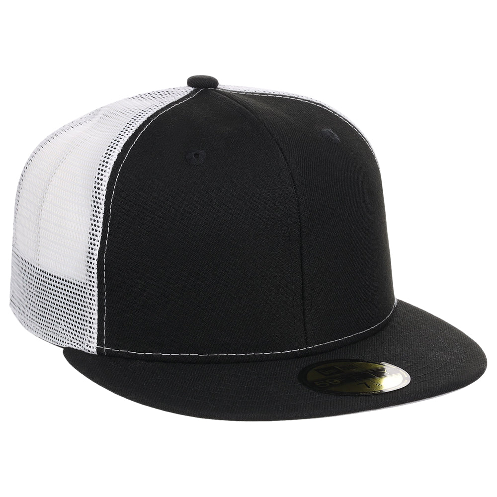 New Era Custom 59FIFTY Trucker - Black/White