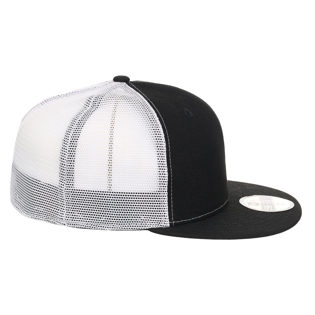 New Era Custom 59FIFTY Trucker - Black/White
