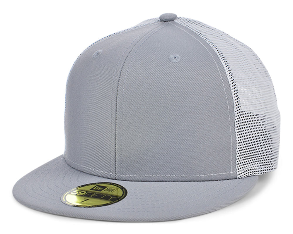 New Era Custom 59FIFTY Trucker - Grey/White