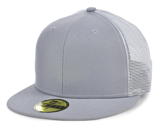 New Era Custom 59FIFTY Trucker - Grey/White