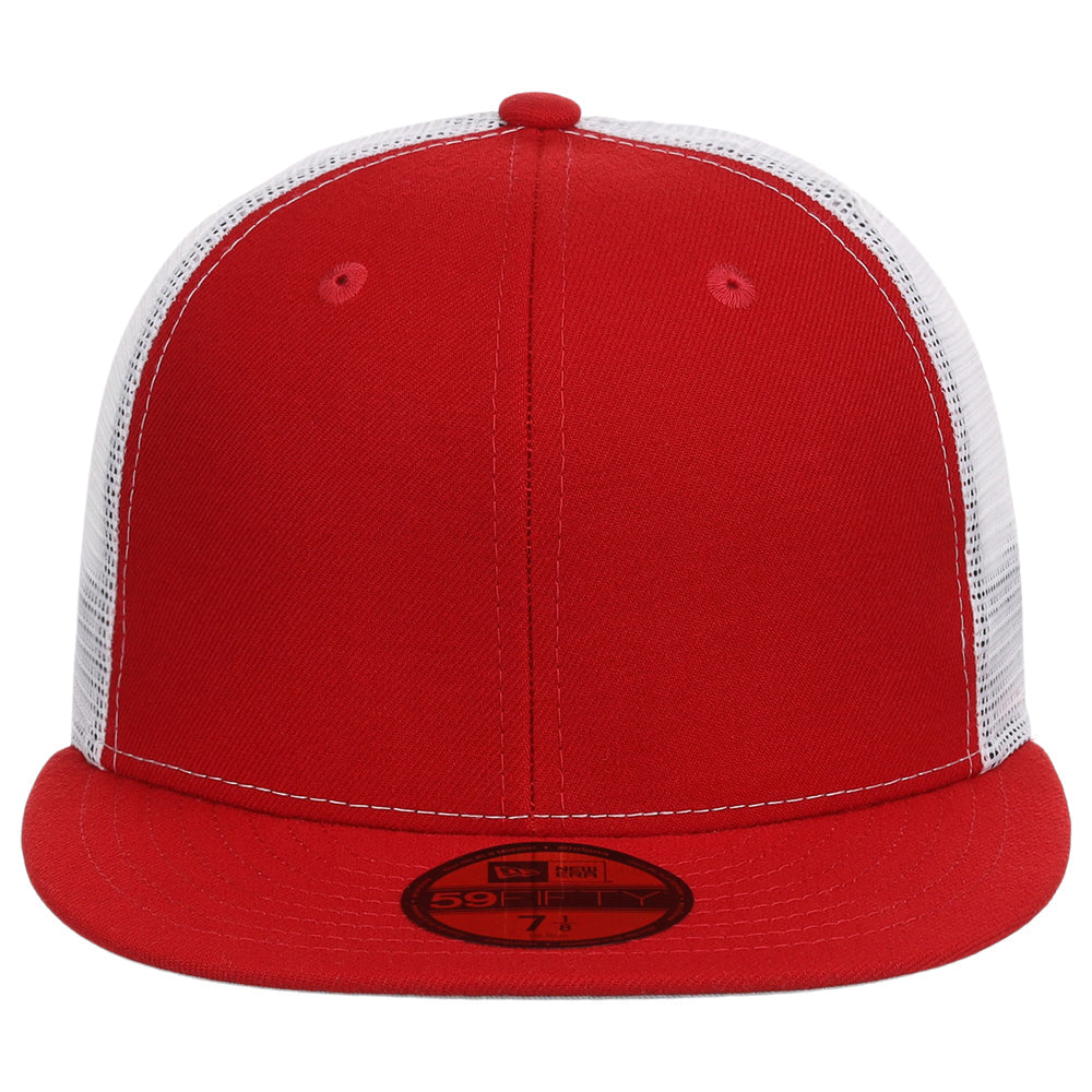 New Era Custom 59FIFTY Trucker - Red/White