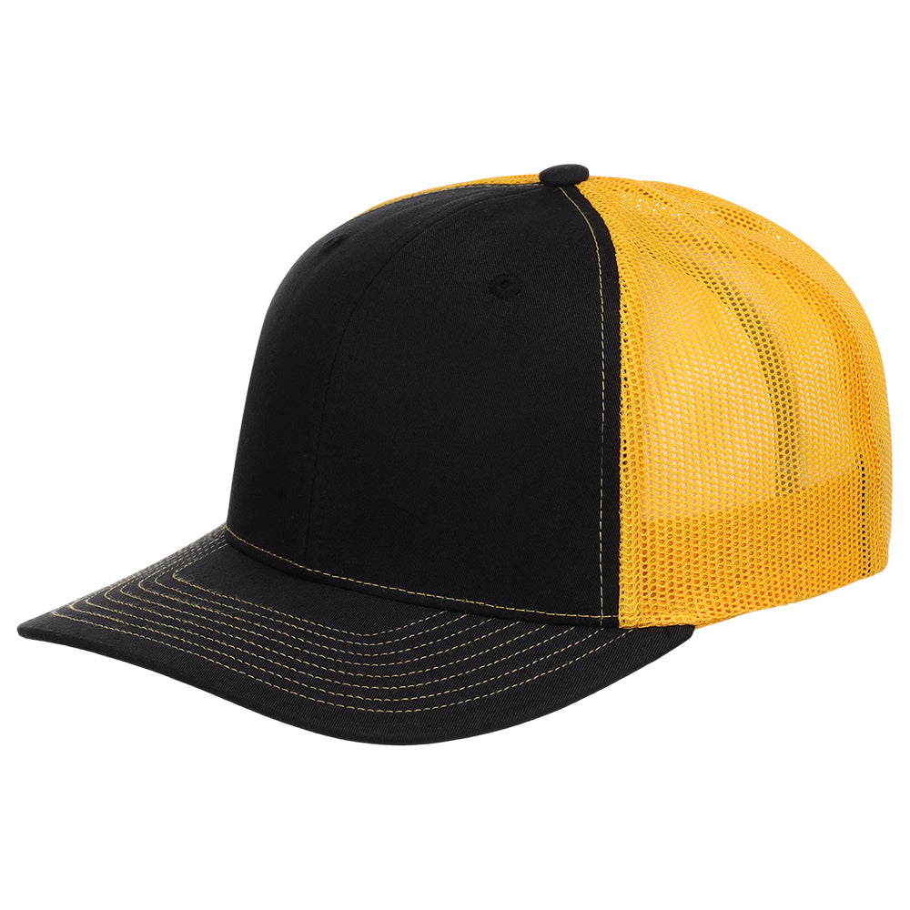 Richardson 112 Trucker - Black/Gold