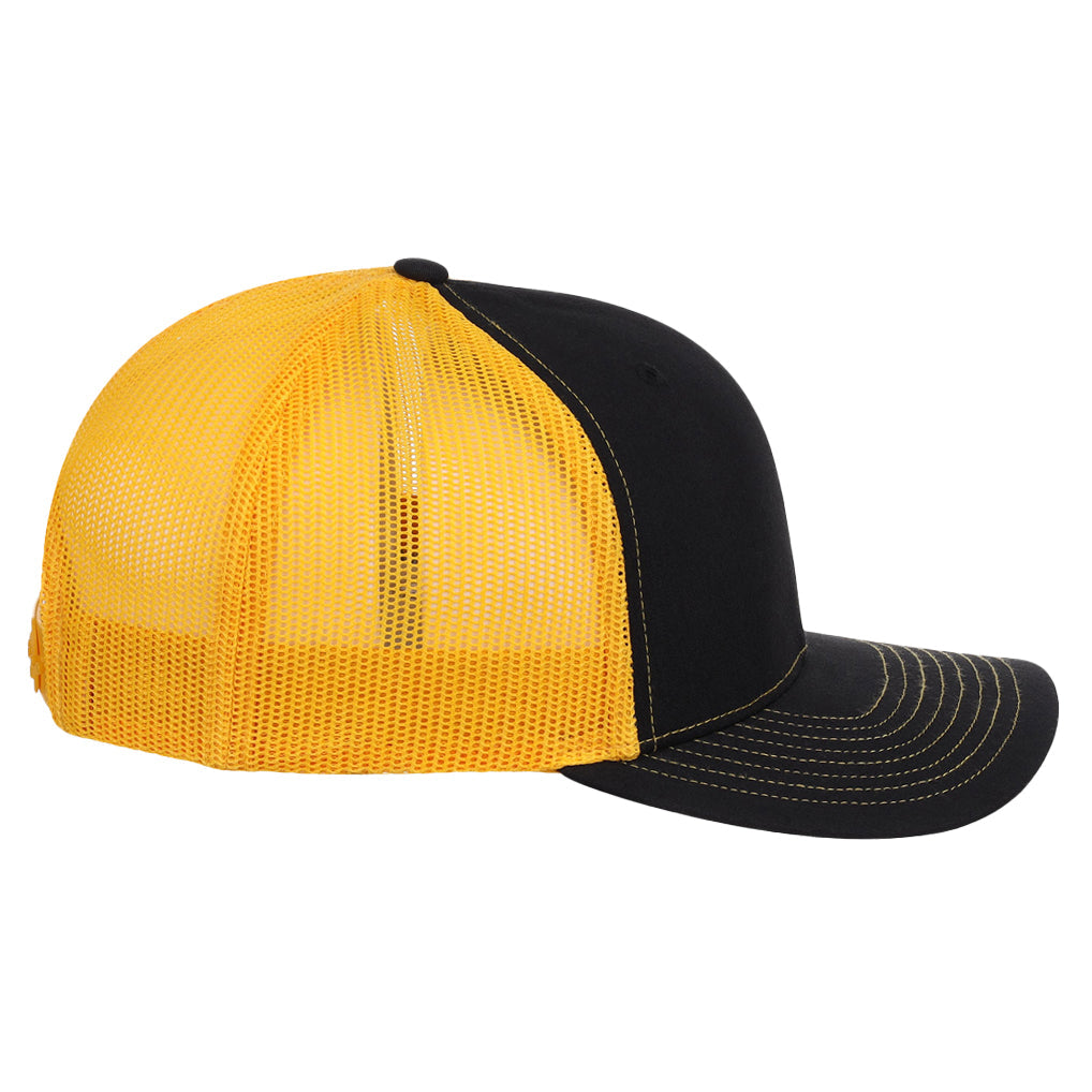 Richardson 112 Trucker - Black/Gold