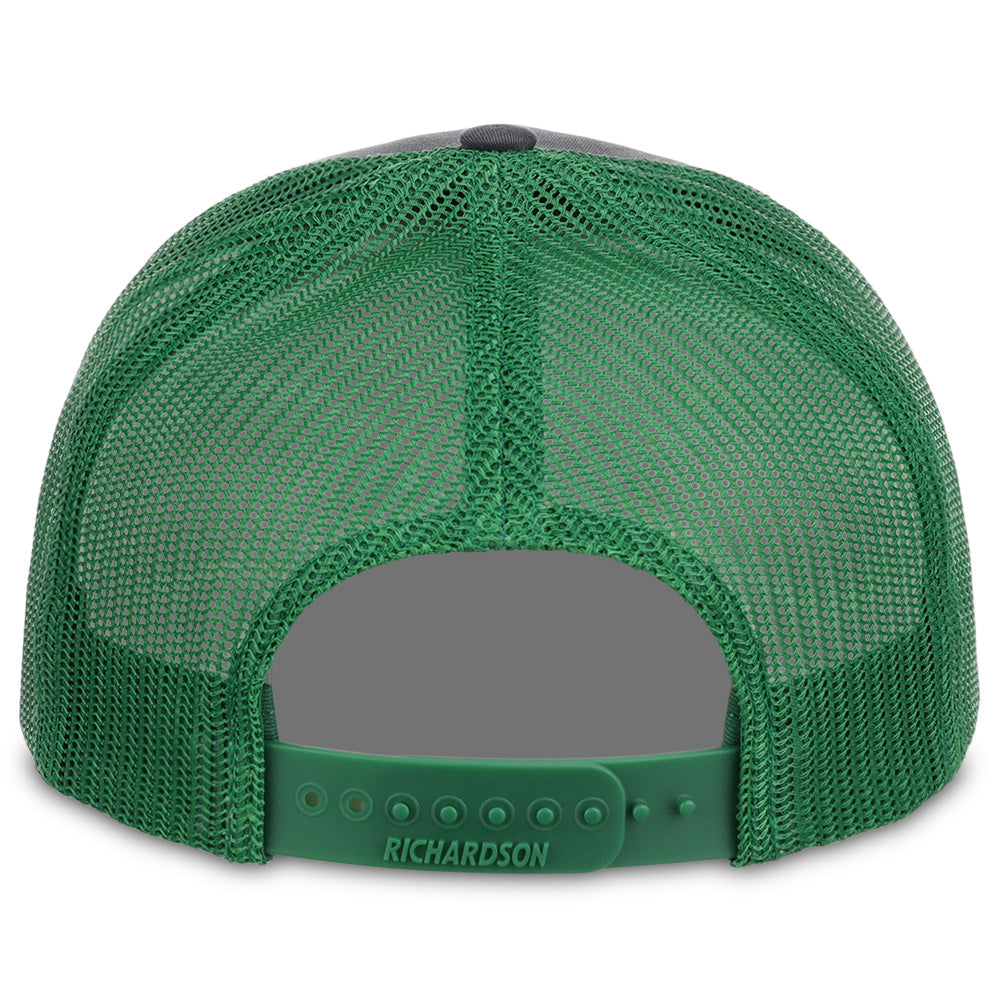 Richardson 112 Trucker - Charcoal/Kelly Green