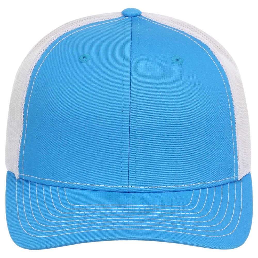 Richardson 112 Trucker - Cyan/White