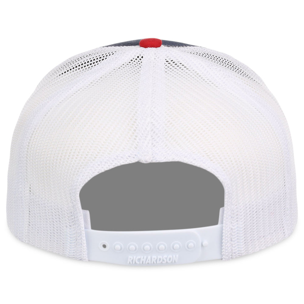 Richardson 112 Trucker - Navy/White/Red